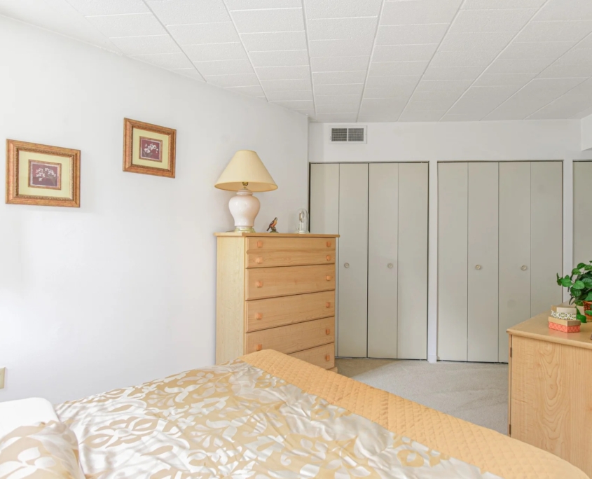 Summit Apartments Bedroom and Closet Detail